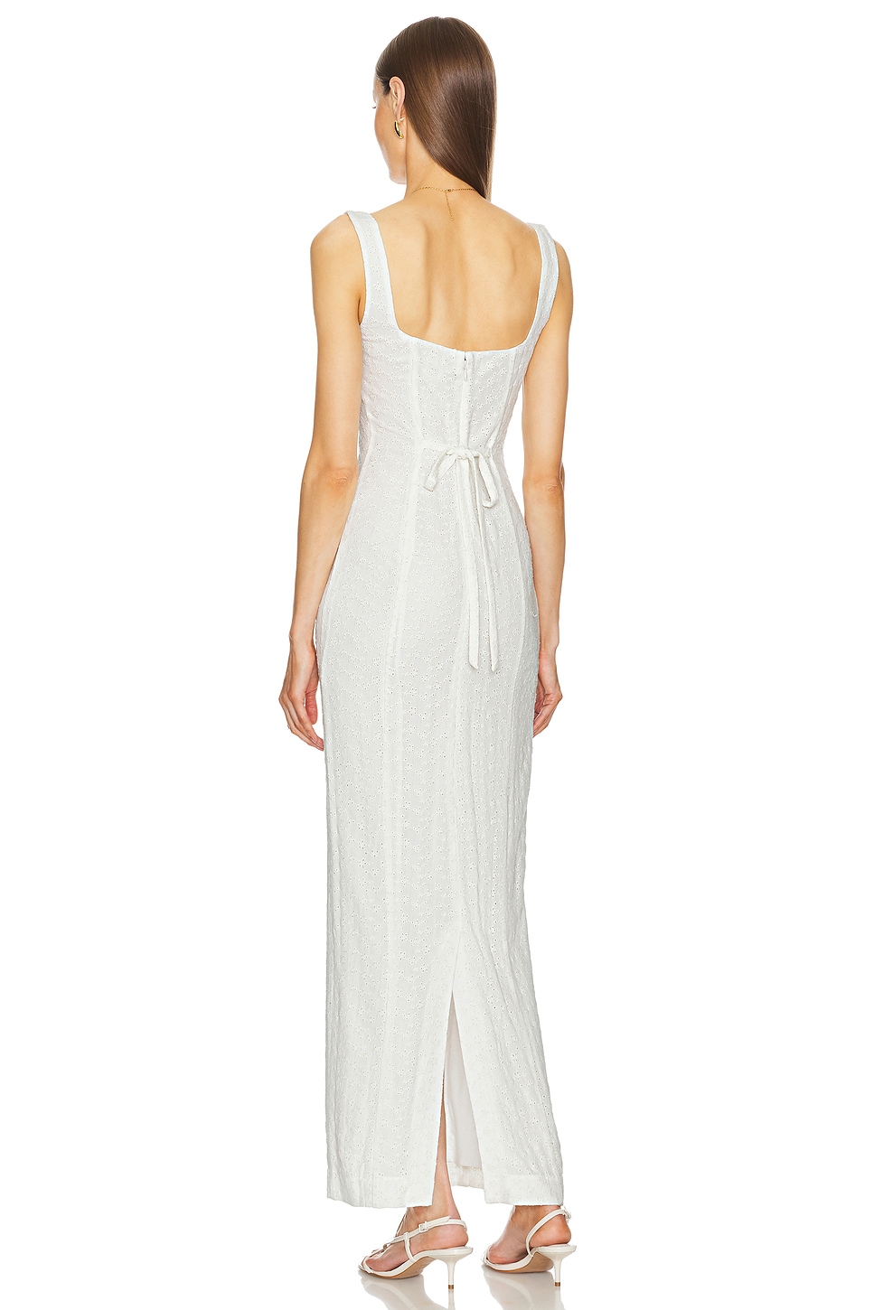 Helsa Petite Eyelet Column Dress