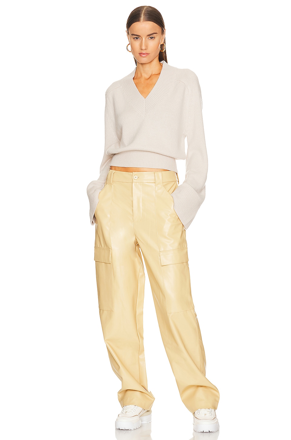 Helsa Talena V Neck Sweater thumbnail