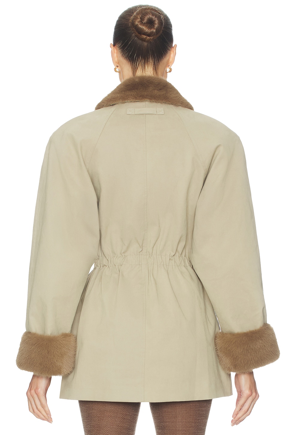 Helsa The Balmoral Jacket With Faux Fur Trim