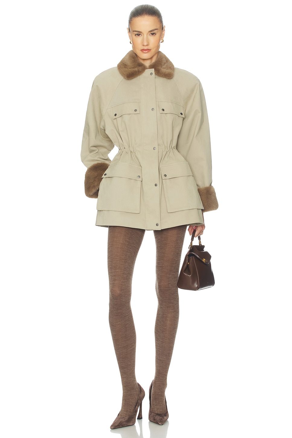 The Balmoral Jacket With Faux Fur Trim