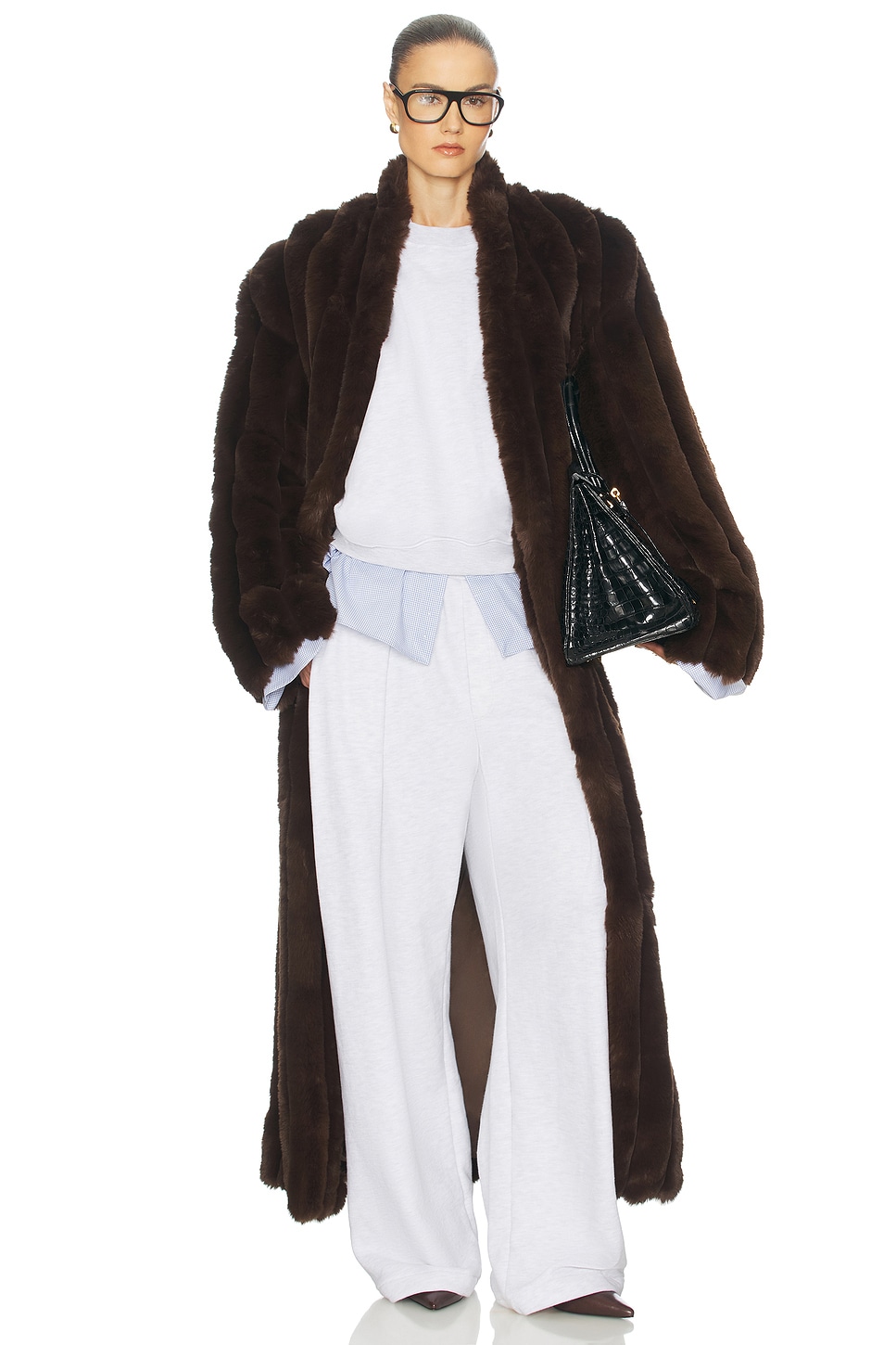 irene アイレネ　curly fur coat ファーコート Helsa The Irina Faux Fur Coat in Java | REVOLVE