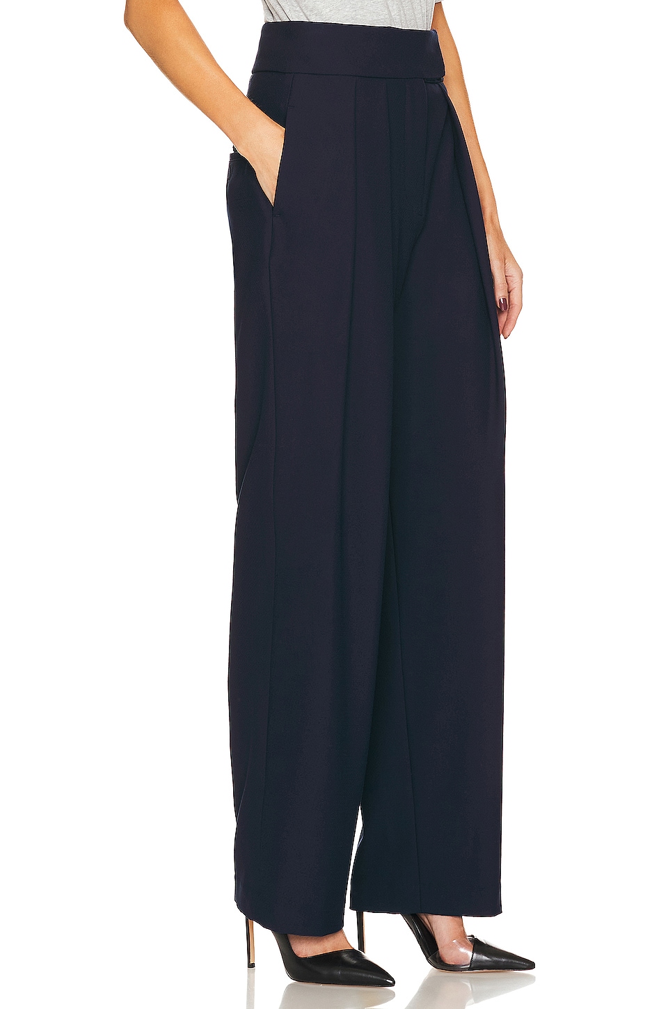 Helsa Crossover Suit Trouser in Navy