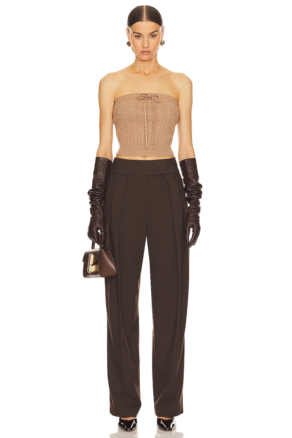 Helsa Crossover Suit Trouser in Java | REVOLVE