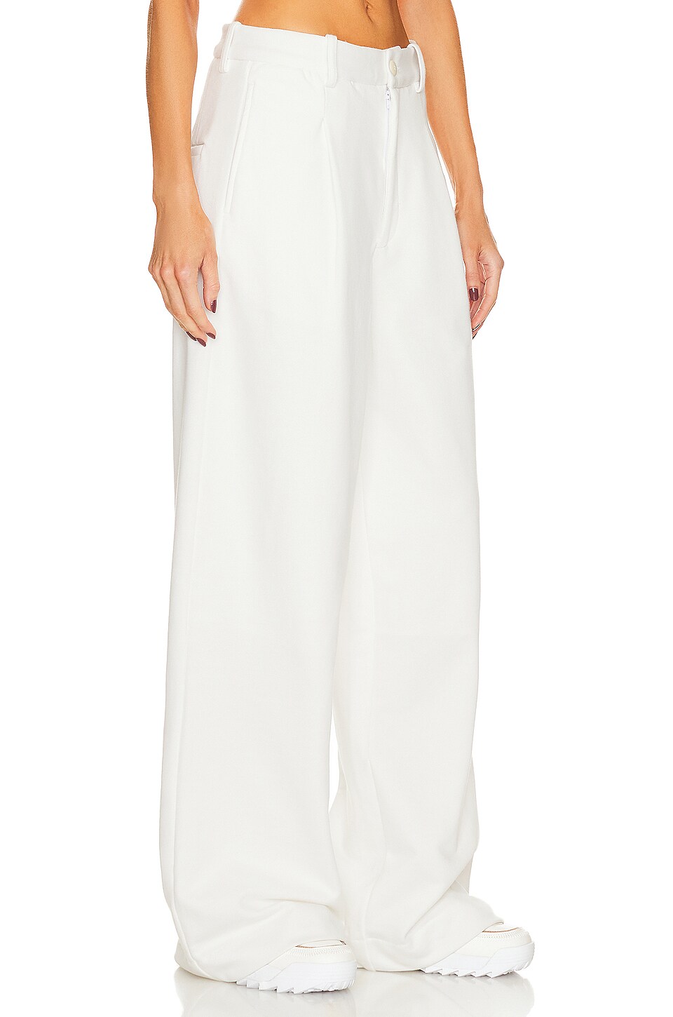 Helsa Organic Blend Enzyme Trousers in White
