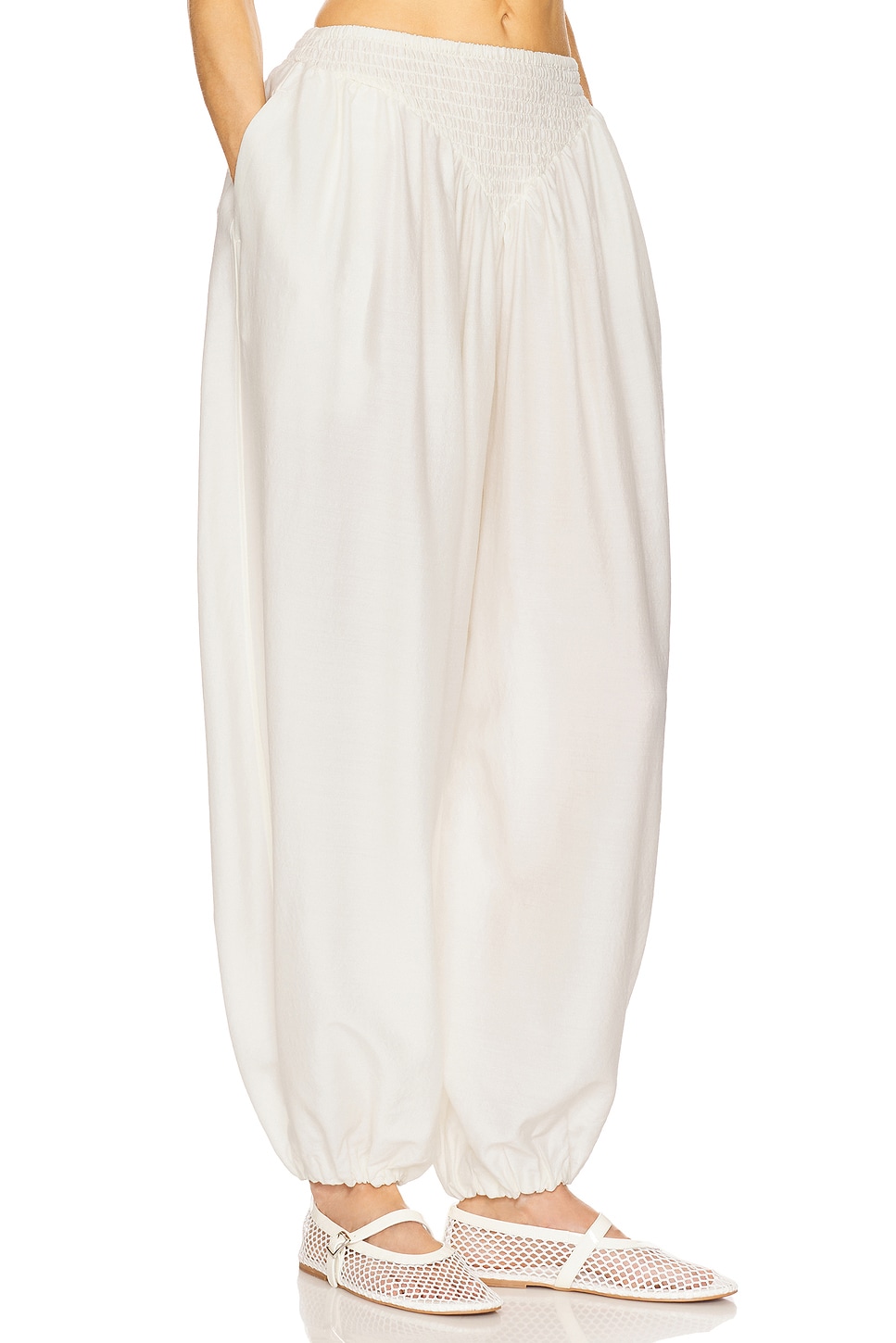 Helsa The Balloon Pants in Silk And Wool thumbnail