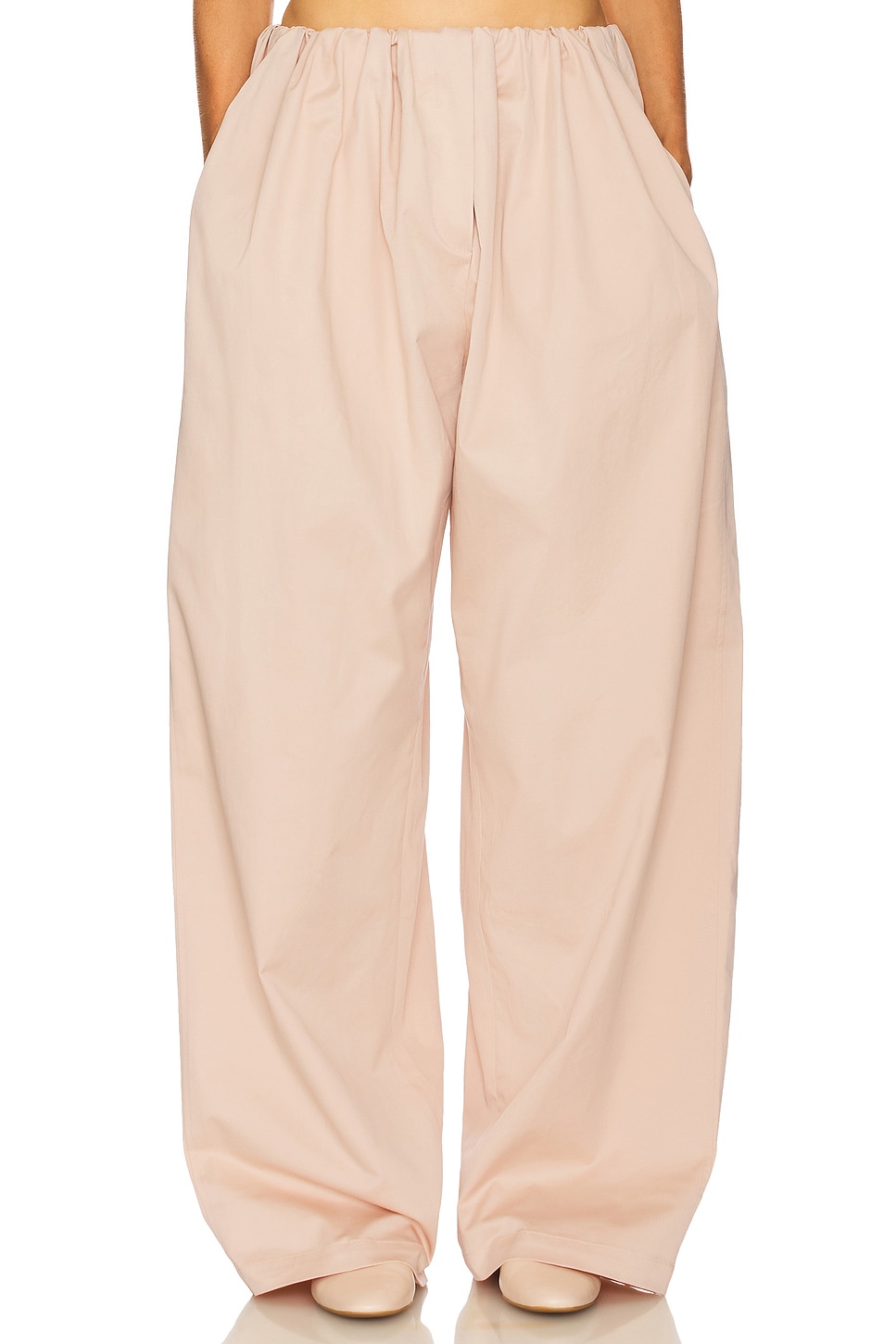 Cotton Twill Puff Pant