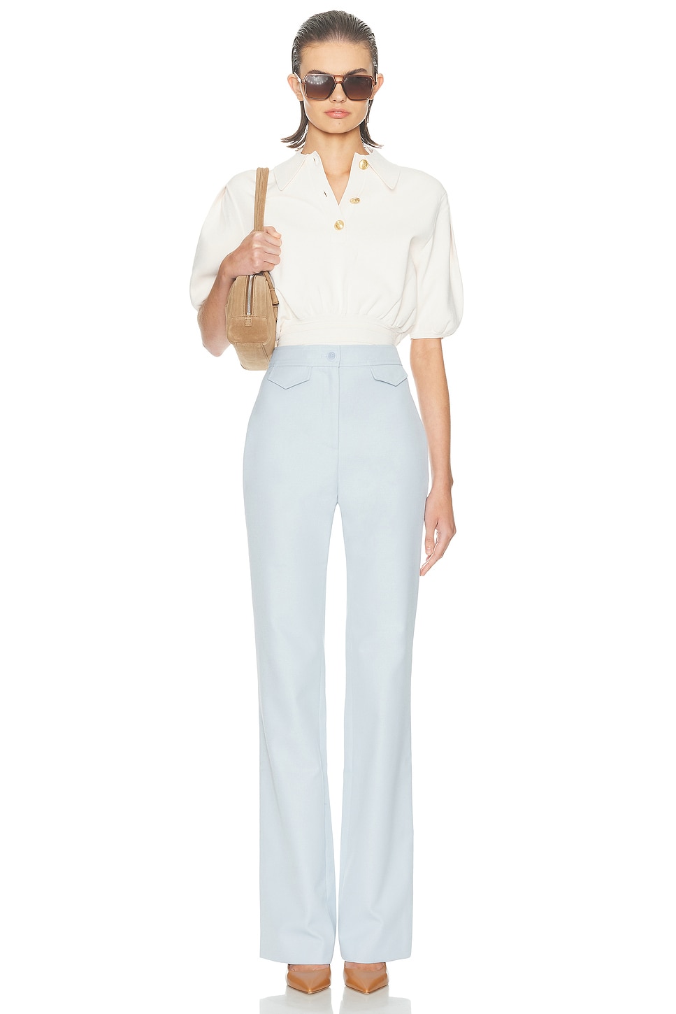 Helsa - The Kick Flare Suit Pant | Plush