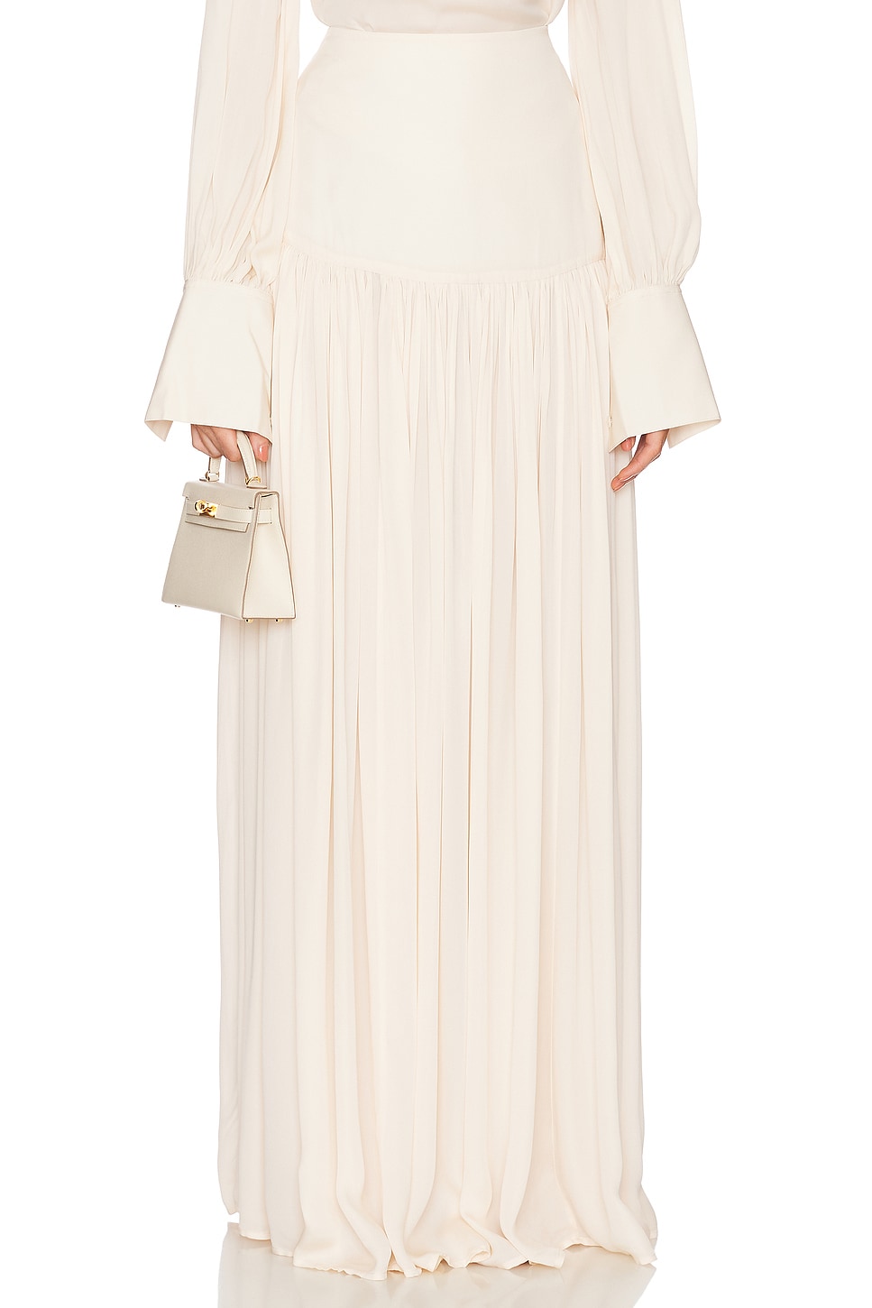Helsa Diaphanous Maxi Skirt