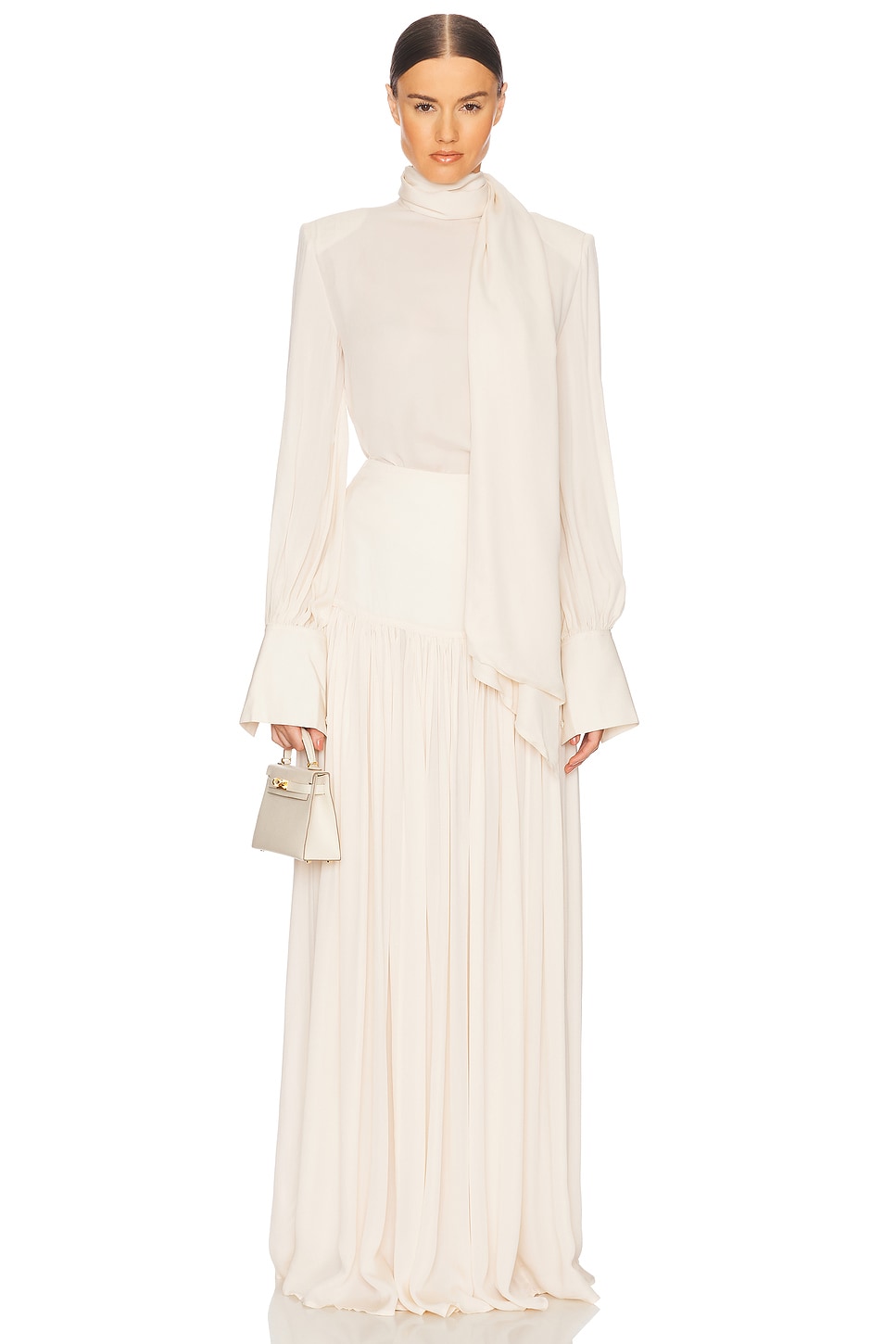 Helsa Diaphanous Maxi Skirt thumbnail