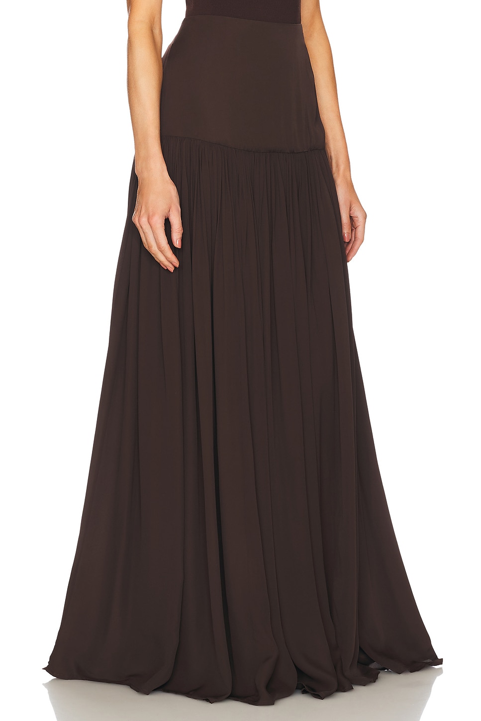 Helsa Diaphanous Maxi Skirt