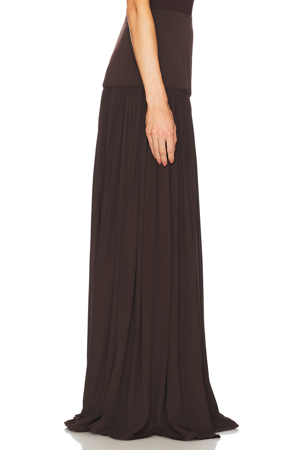 Helsa Diaphanous Maxi Skirt