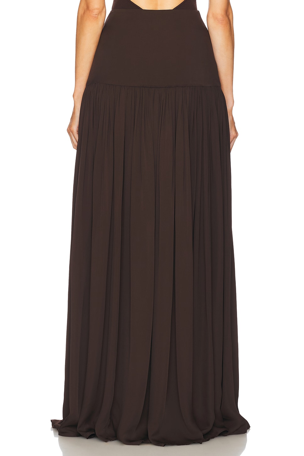 Helsa Diaphanous Maxi Skirt