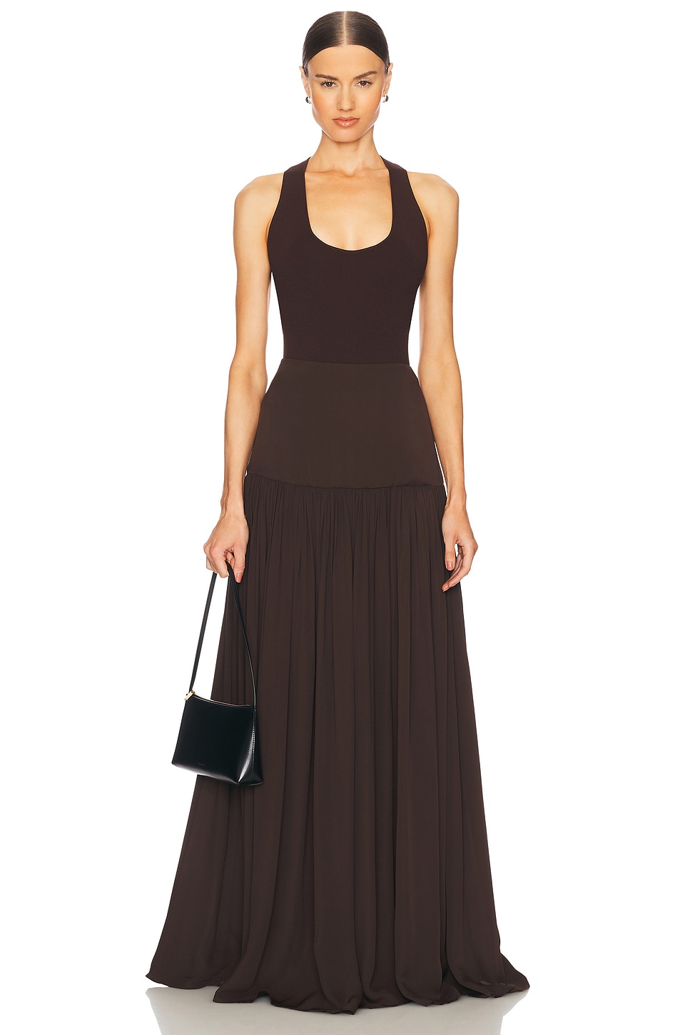 Helsa Diaphanous Maxi Skirt