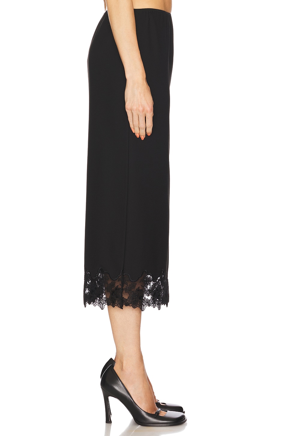 Helsa Suit Midi Skirt With Lace thumbnail