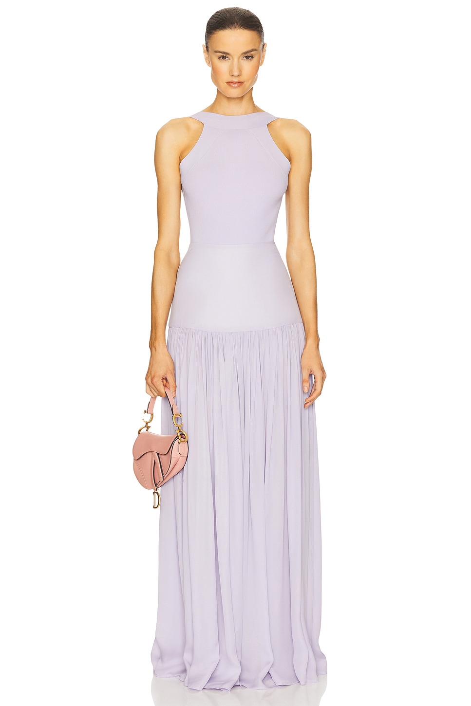 Helsa Jolene Knit Bodysuit in Purple Heather | REVOLVE