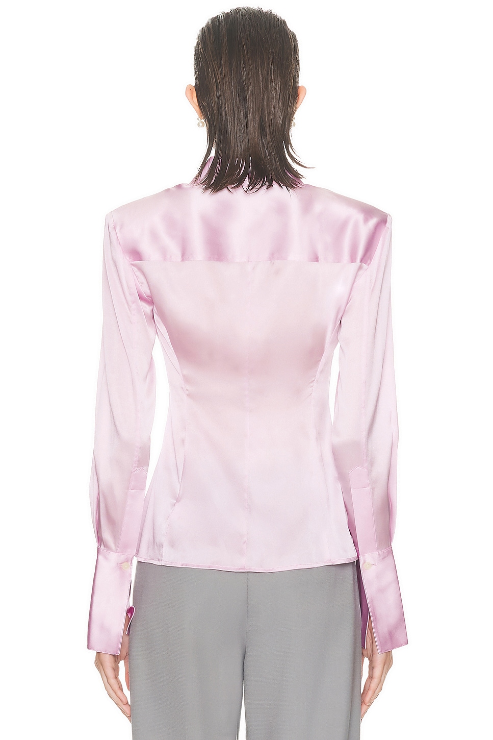 Helsa The Silk Charmeuse Shirt