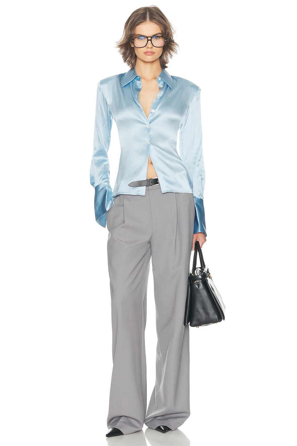 The Silk Charmeuse Shirt