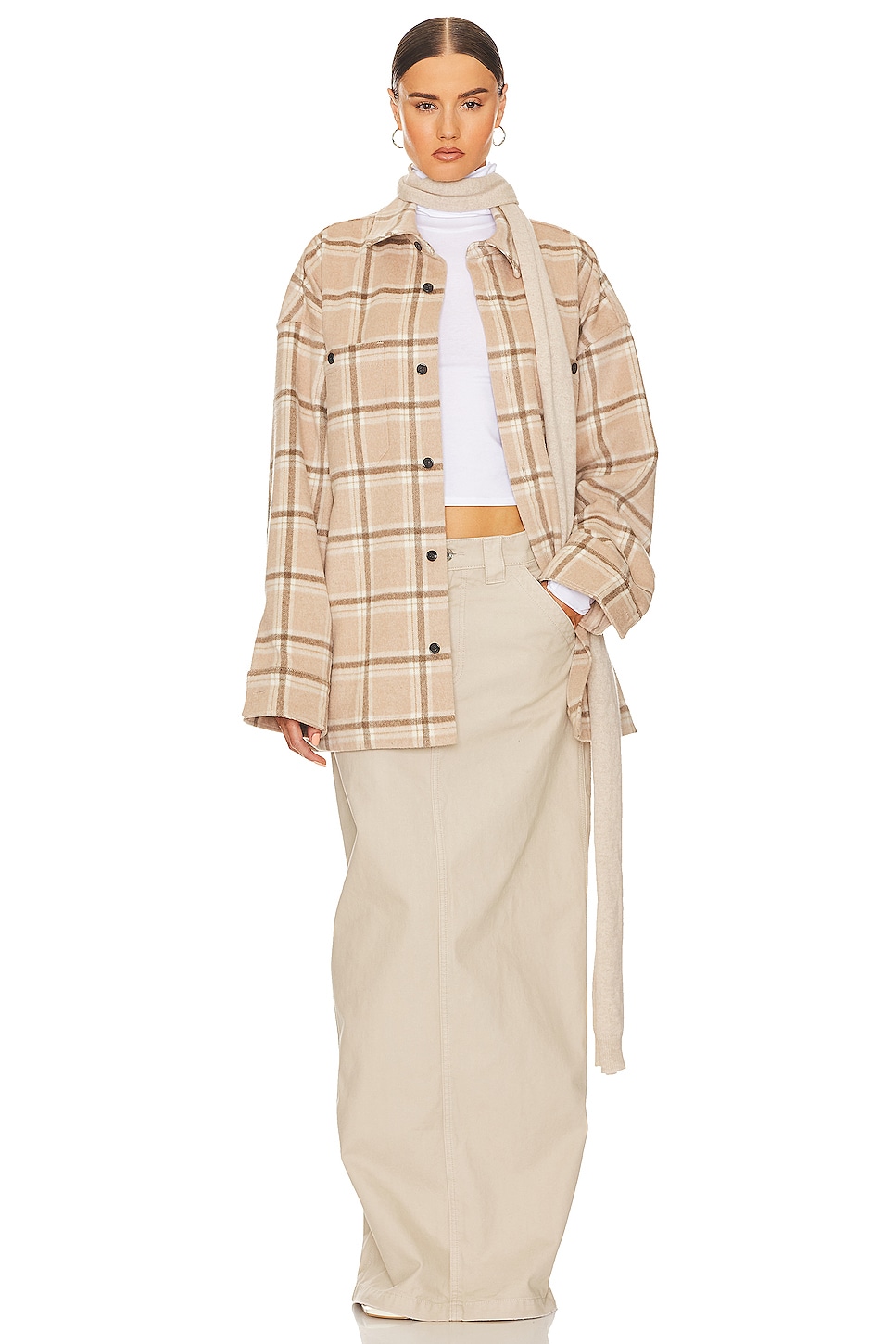 Plaid Flannel Overshirt