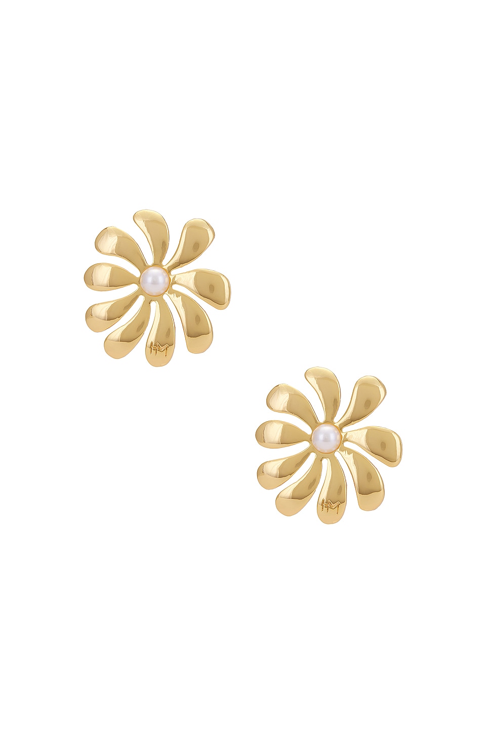 Heaven Mayhem Mini Knot Gold Earrings