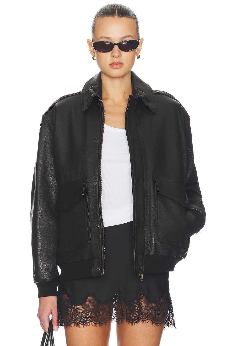 Leather Bomber - thumbnail 2