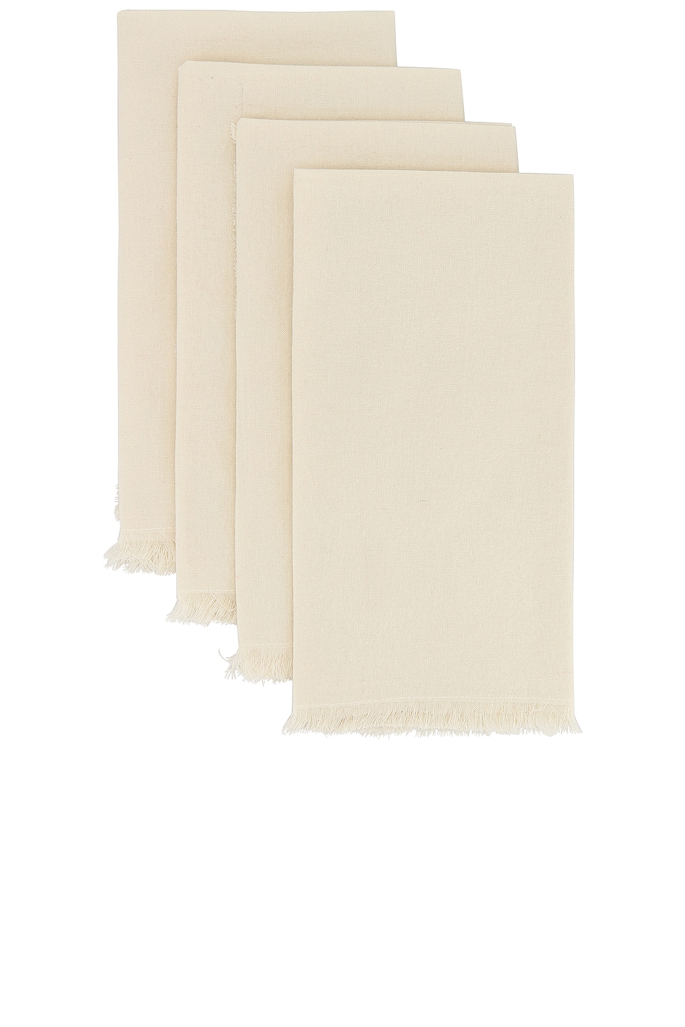 Hawkins New York Essential Cotton Dinner Napkins, Ivory (Set of 4)