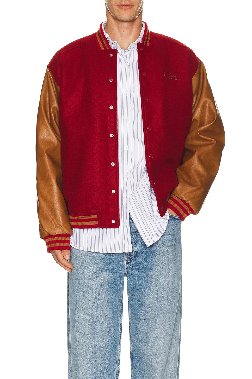 House of Sunny Club Varsity Bomber in Multi | REVOLVE