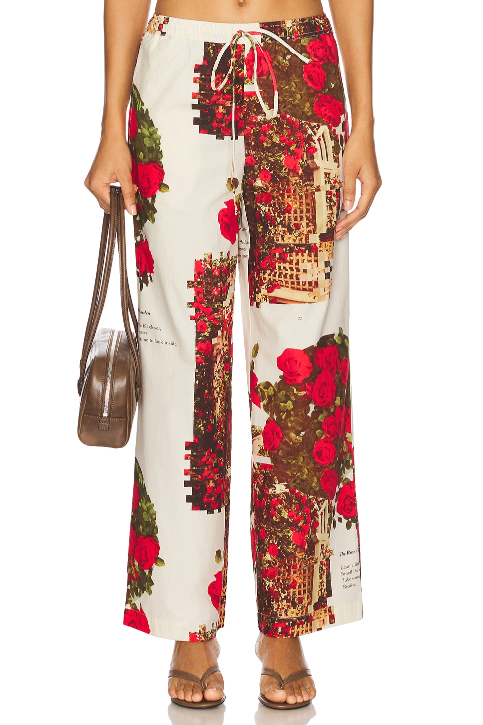 House of Sunny Rose Garden Cotton Pants