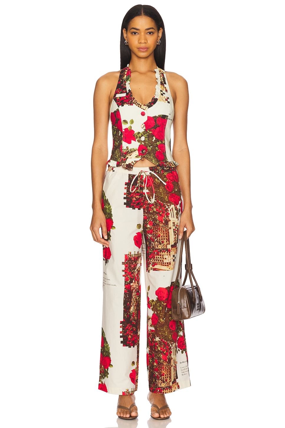 House of Sunny Rose Garden Cotton Pants thumbnail