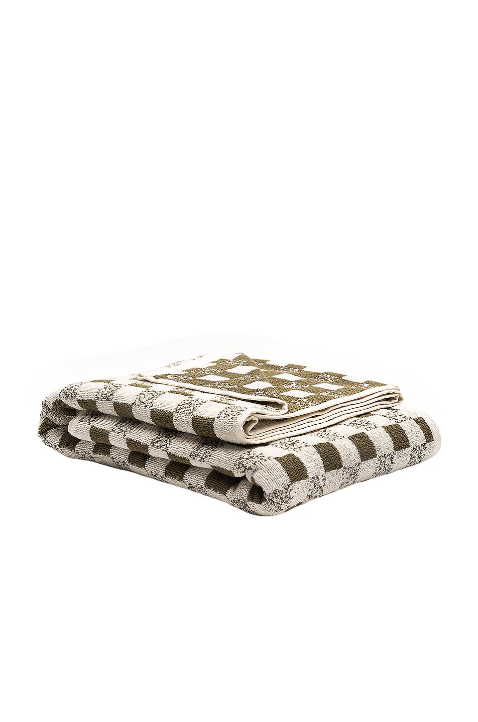 House No. 23 Monroe Towel in Olive