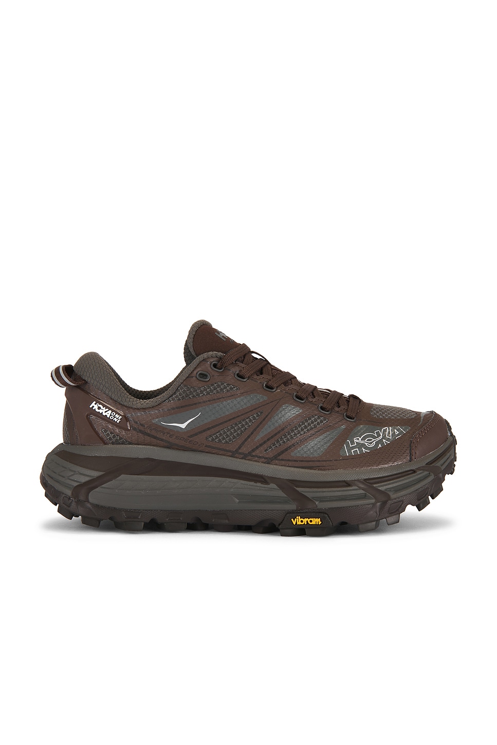 HOKA Mafate Speed 2 Sneaker in Asphalt Grey & Walnut | REVOLVE