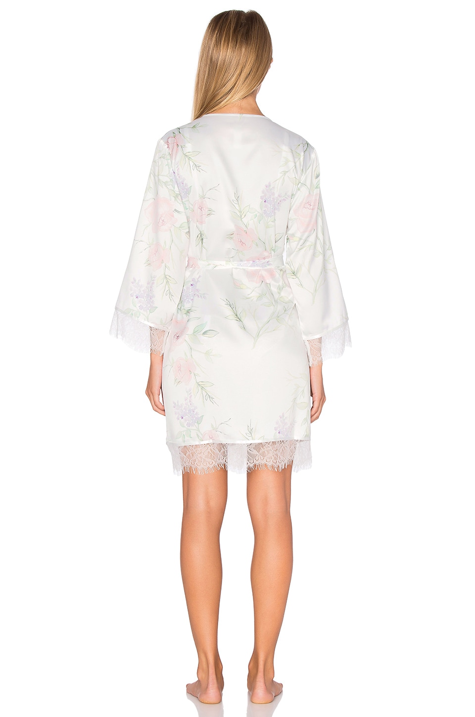 Sophia Lace Trim Robe