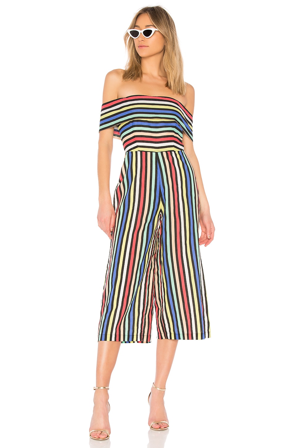 House of Harlow 1960 x REVOLVE Hugh Jumpsuit in Colmar Stripe