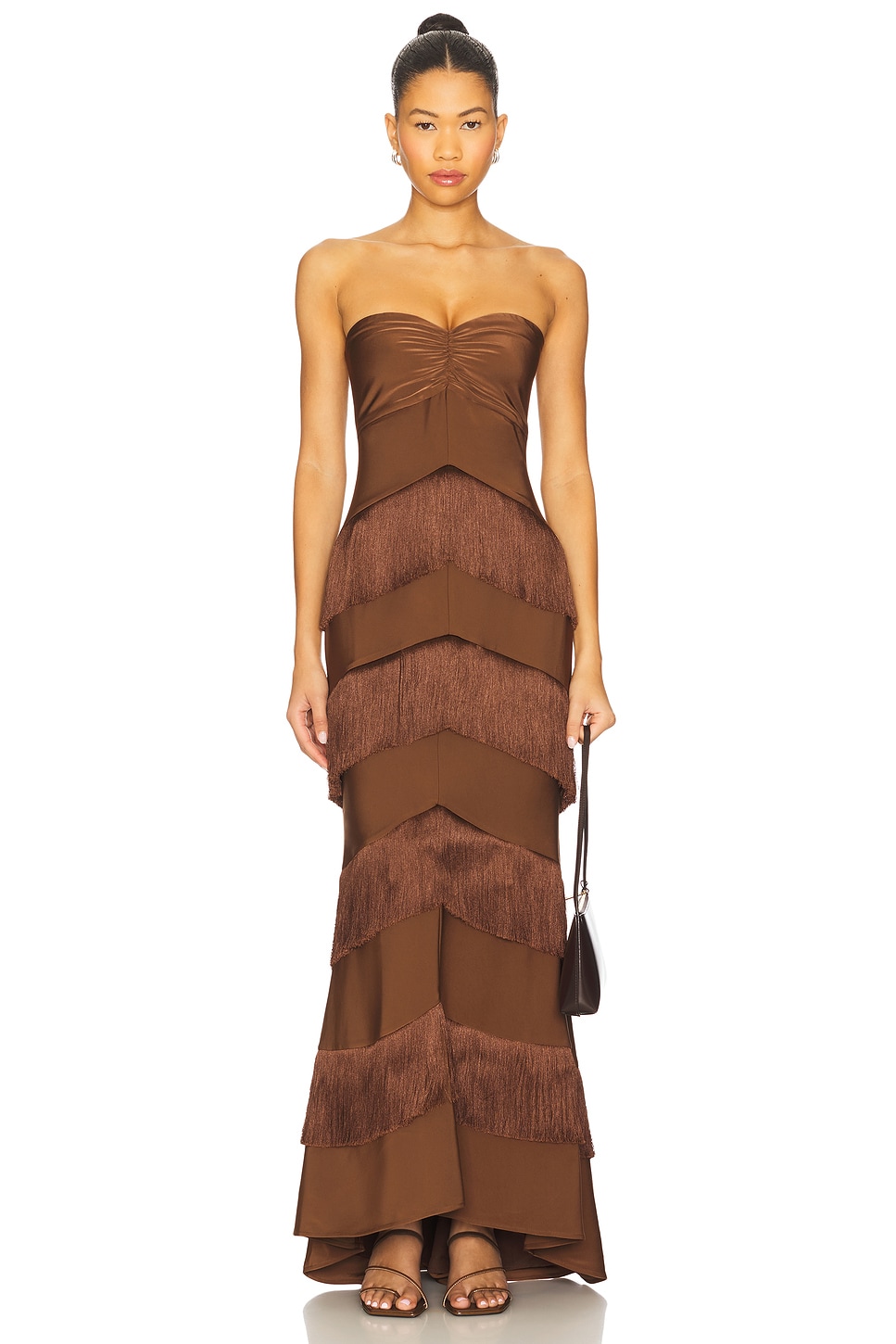 x REVOLVE Hera Fringe Maxi Dress