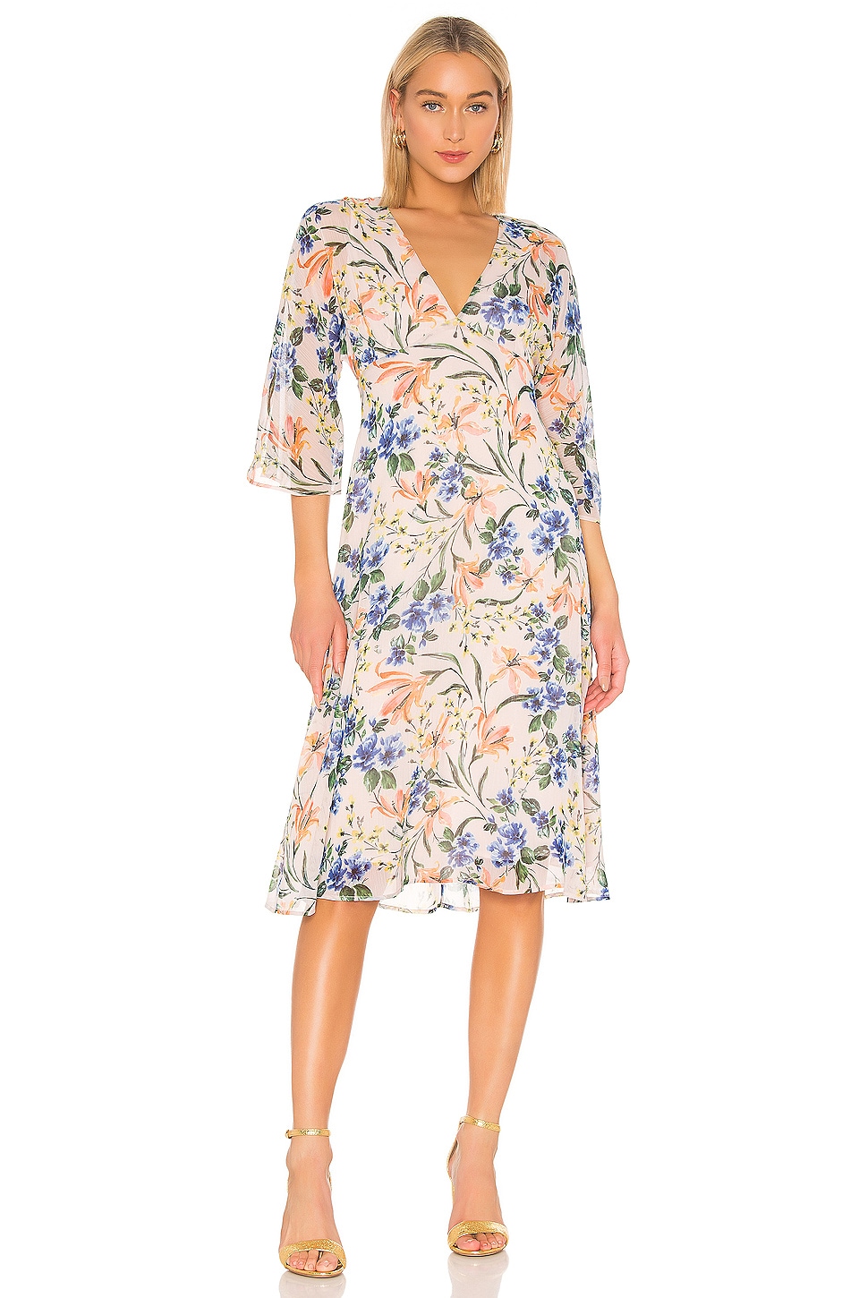 House of Harlow 1960 X REVOLVE Amira Dress in Blush Mixed Floral REVOLVE