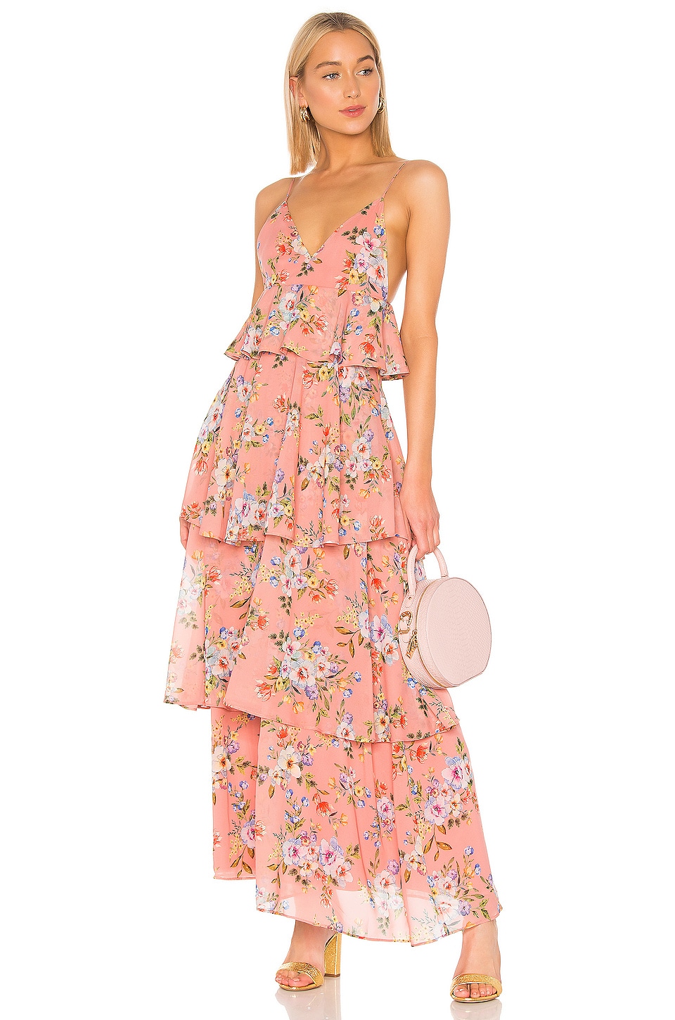 revolve pink dress