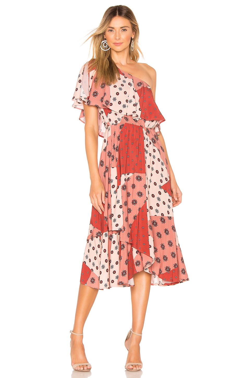 House of Harlow 1960 x REVOLVE Leya Dress in Rose Patchwork