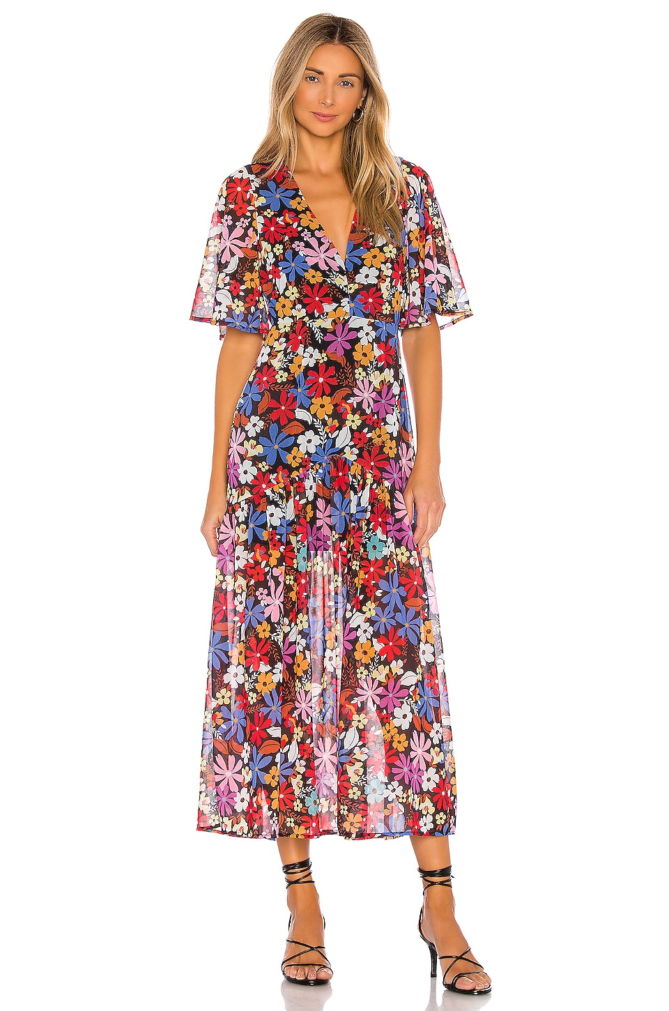 House of Harlow 1960 Louise Dress in Floral Multi | REVOLVE