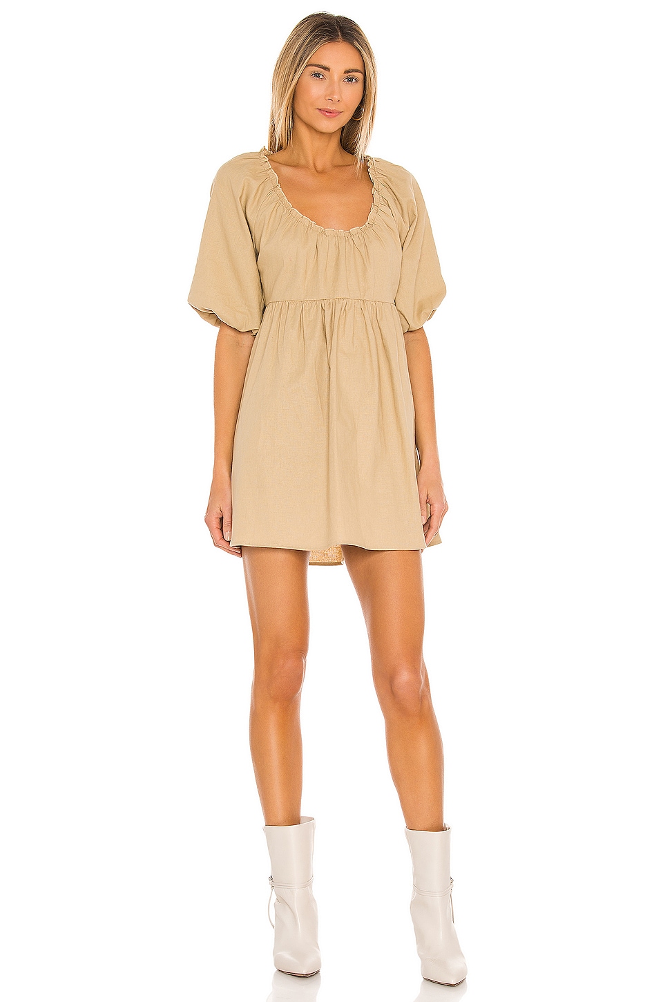 House of Harlow 1960 x REVOLVE Ajay Mini Dress in Rich Tan