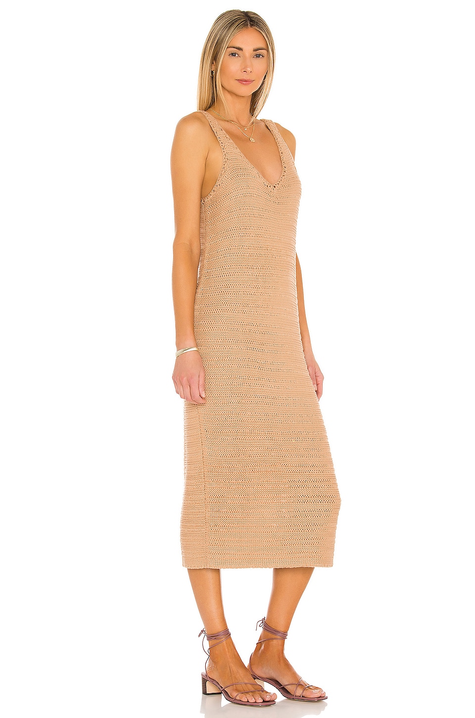 House of Harlow 1960 x REVOLVE Rowan Crochet Dress in Candied Ginger