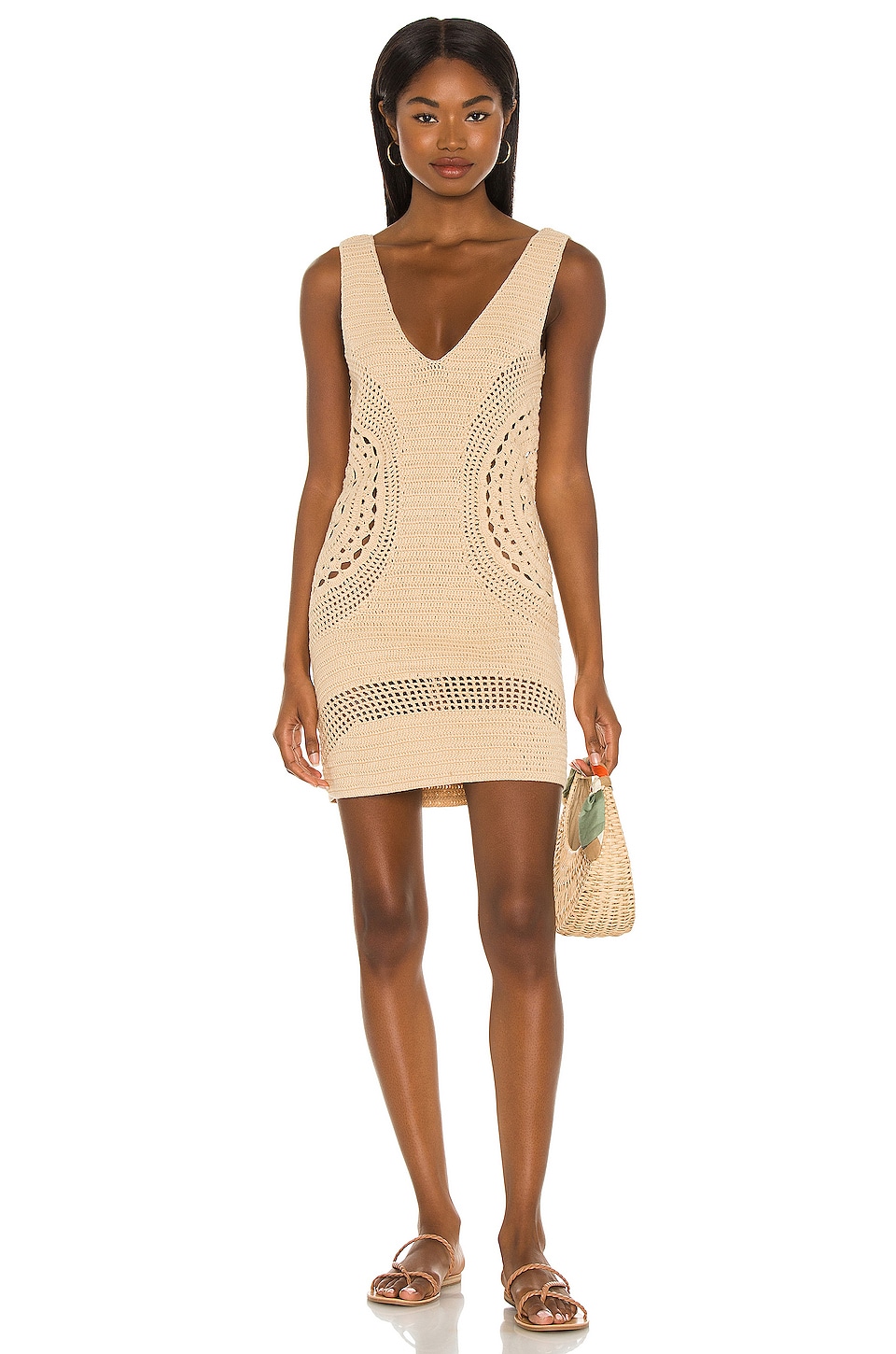 revolve crochet dress Bronx Banco x REVOLVE Crochet Maxi Dress in Black