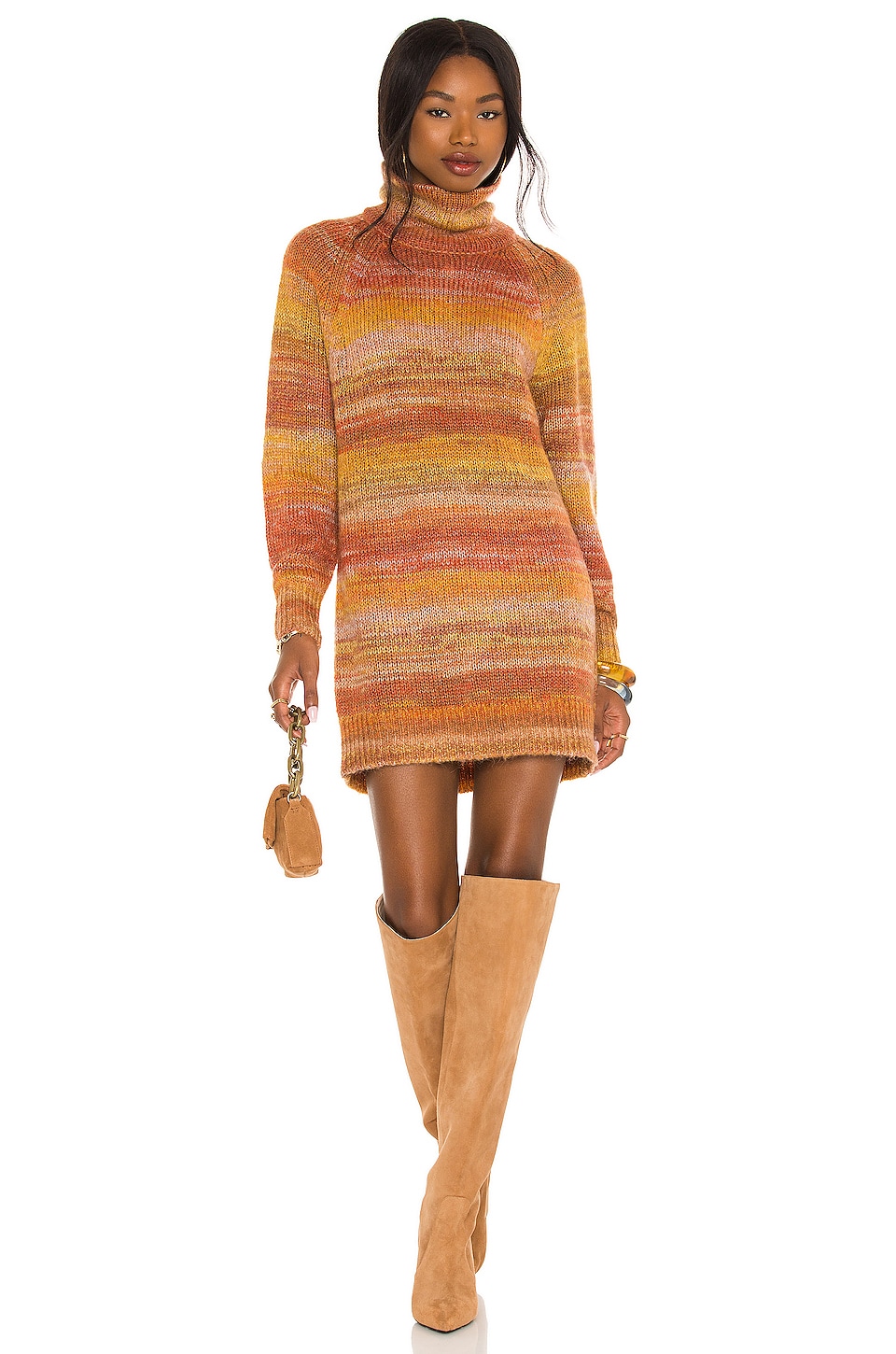 House of Harlow 1960 x REVOLVE Mazzy Cowl Neck Dress in Sunset Ombre
