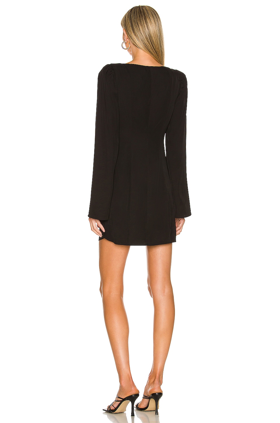long sleeve floral mesh dress Lura Mesh Midi Dress
