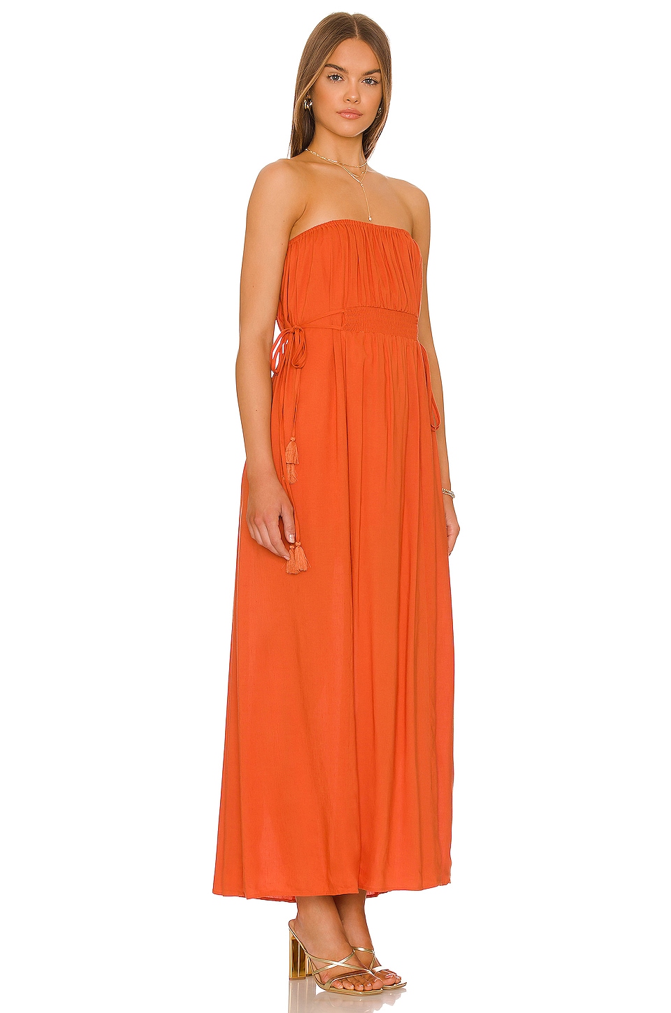 House of Harlow 1960 x REVOLVE Anneta Maxi Dress in Rust