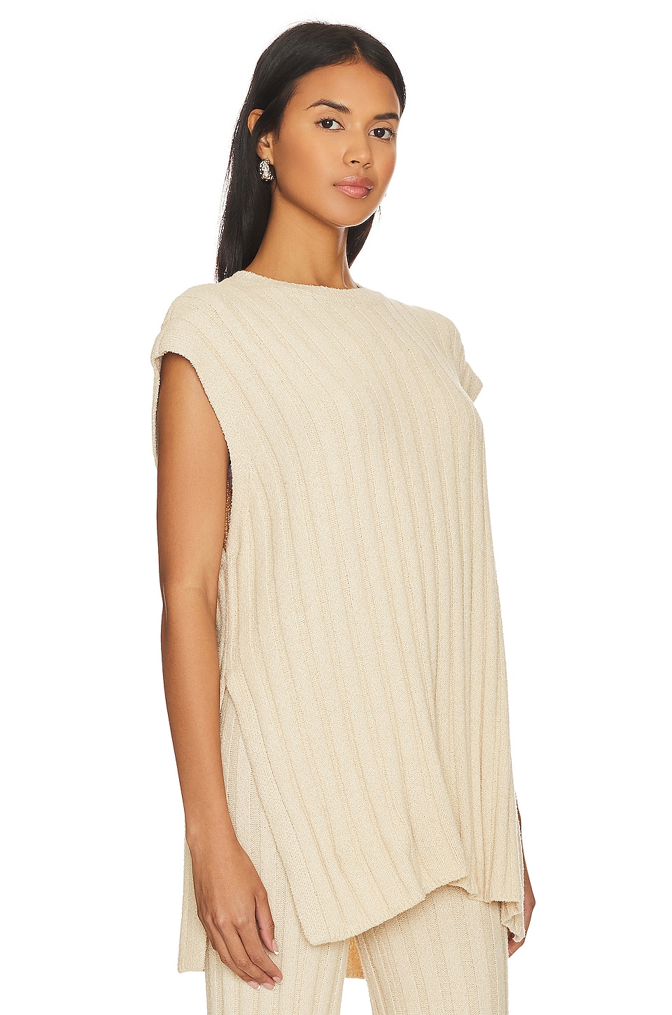 House of Harlow 1960 x REVOLVE Ilaria Boucle Tunic in Cream