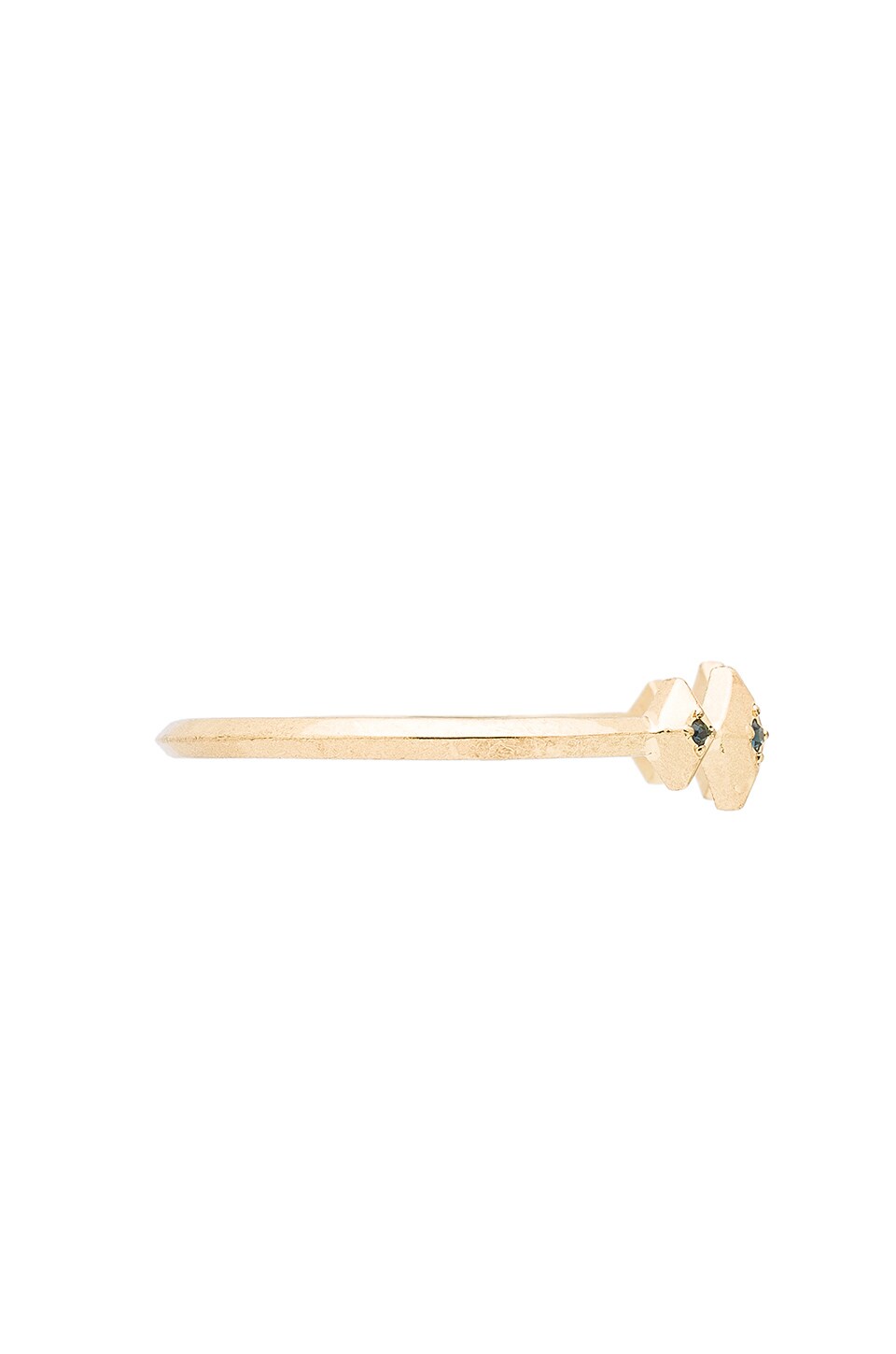 House of Harlow 1960 The Lyra Cuff Set in Gold & Blue