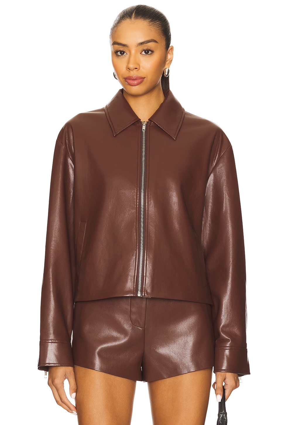 x REVOLVE Rapha Faux Leather Jacket