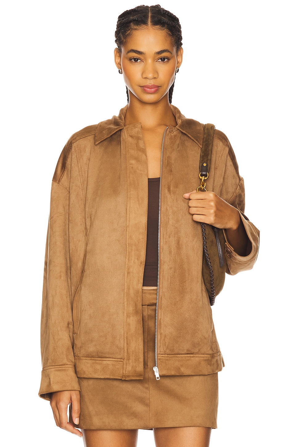 House of Harlow 1960 - x REVOLVE Della Faux Suede Jacket | Plush
