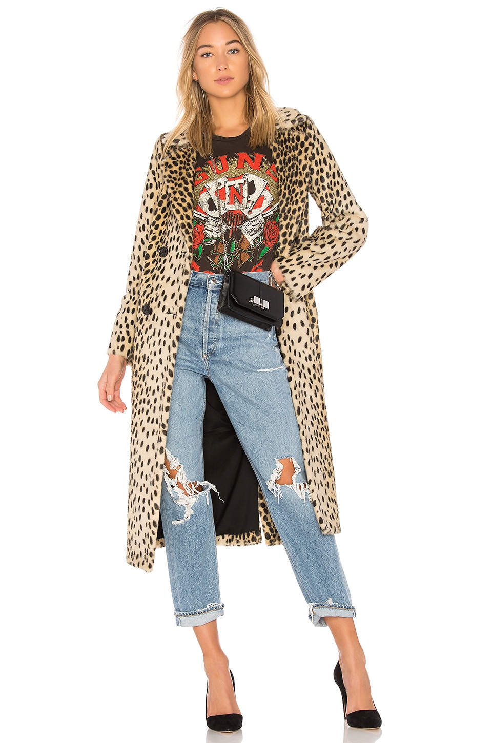 House of harlow 2025 perry leopard coat