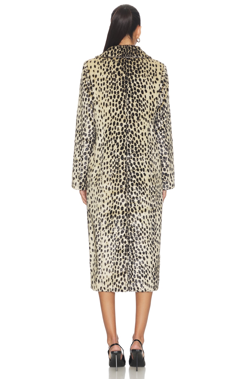 House of Harlow 1960 x REVOLVE Perry Faux Fur Coat in Leopard