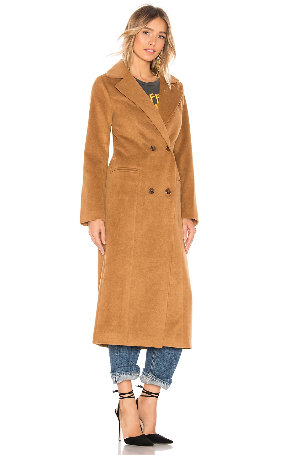 House of Harlow 1960 x REVOLVE Perry Coat in Camel